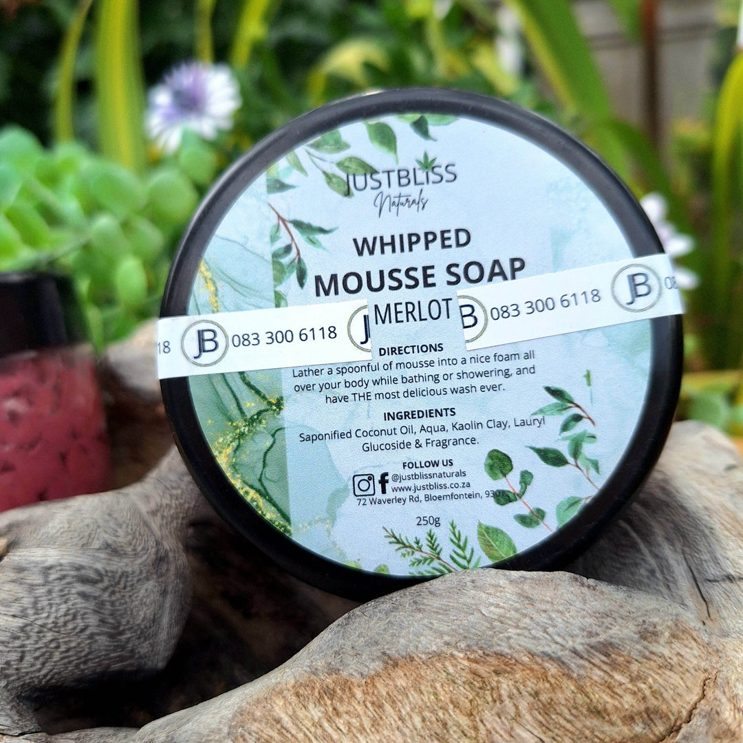 BATH & SHOWER MOUSSE: (Various Scents) - JUSTBLiSS Naturals