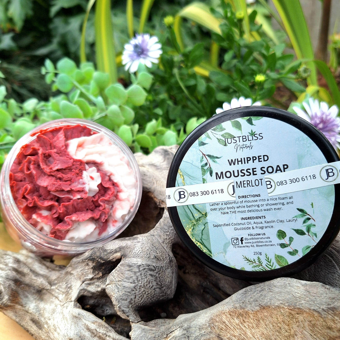 BATH & SHOWER MOUSSE: (Various Scents) - JUSTBLiSS Naturals