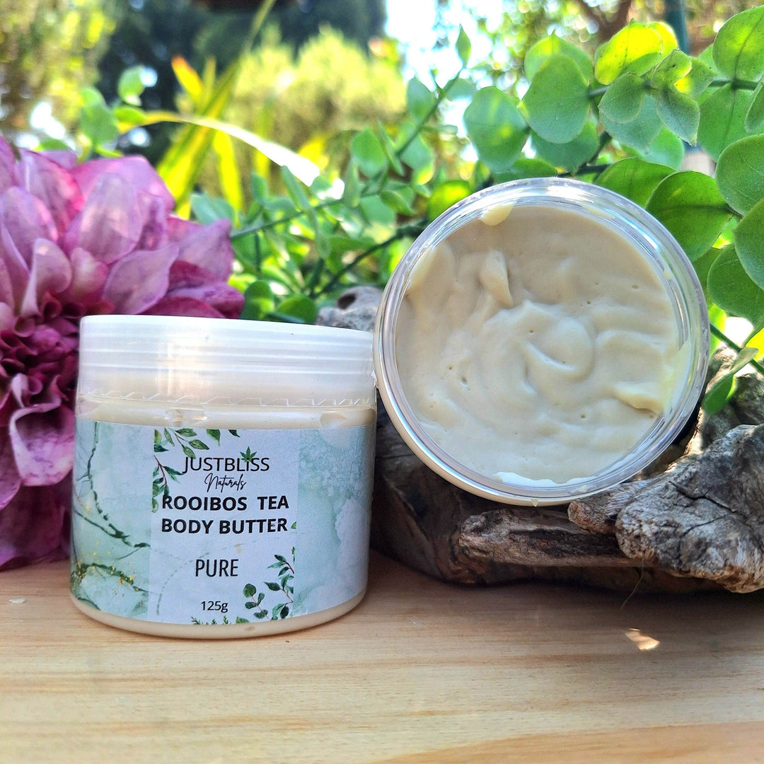 Rooibos Tea Body Butter – Deep Hydration & Antioxidant Care (Various Scents) - JUSTBLiSS Naturals