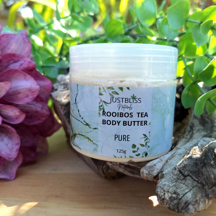 Rooibos Tea Body Butter – Deep Hydration & Antioxidant Care (Various Scents) - JUSTBLiSS Naturals