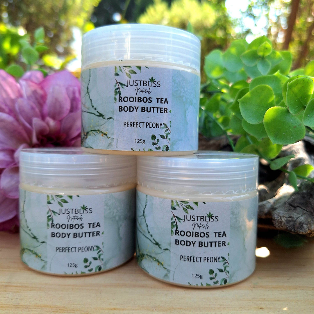 Rooibos Tea Body Butter – Deep Hydration & Antioxidant Care (Various Scents) - JUSTBLiSS Naturals