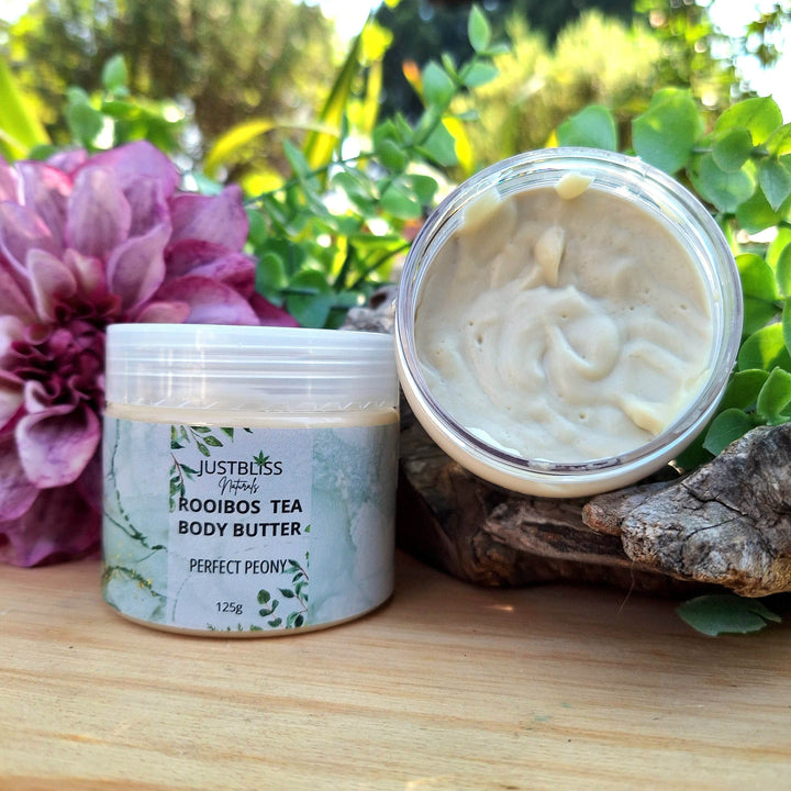 Rooibos Tea Body Butter – Deep Hydration & Antioxidant Care (Various Scents) - JUSTBLiSS Naturals
