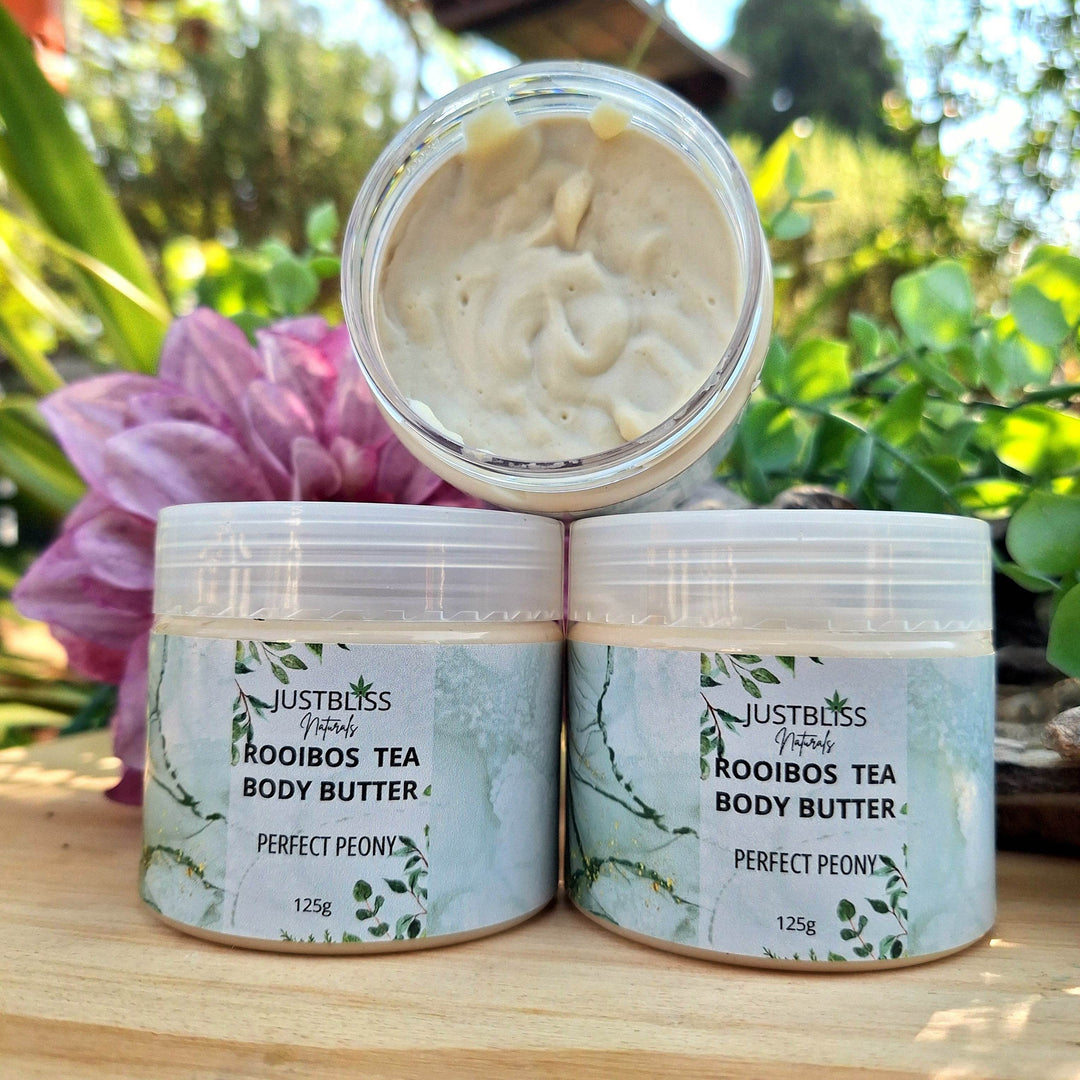 Rooibos Tea Body Butter – Deep Hydration & Antioxidant Care (Various Scents) - JUSTBLiSS Naturals