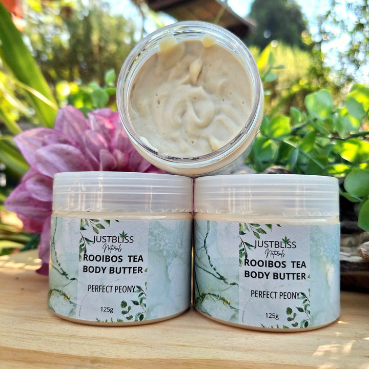 Rooibos Tea Body Butter – Deep Hydration & Antioxidant Care (Various Scents) - JUSTBLiSS Naturals