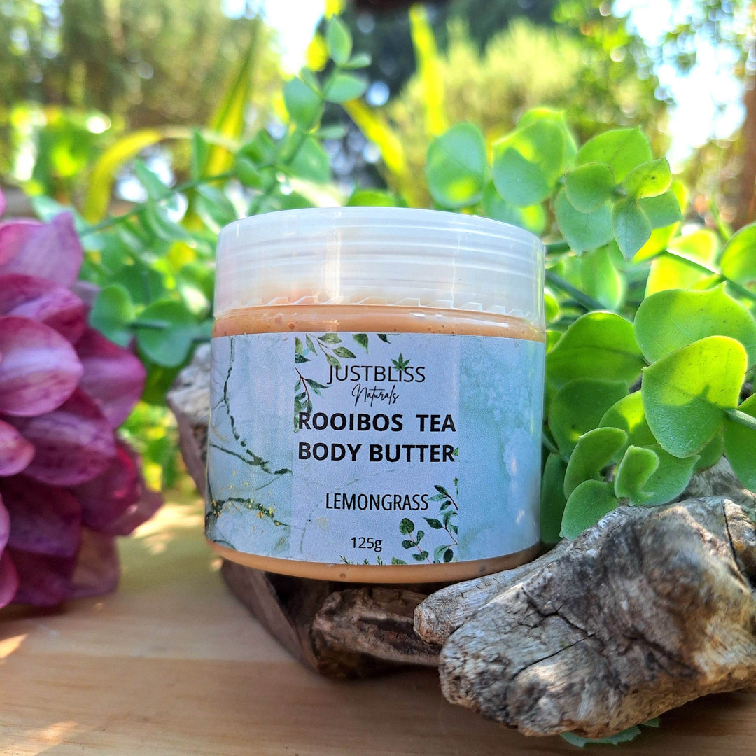 Rooibos Tea Body Butter – Deep Hydration & Antioxidant Care (Various Scents) - JUSTBLiSS Naturals