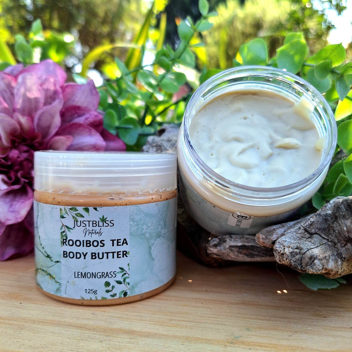 Rooibos Tea Body Butter – Deep Hydration & Antioxidant Care (Various Scents) - JUSTBLiSS Naturals