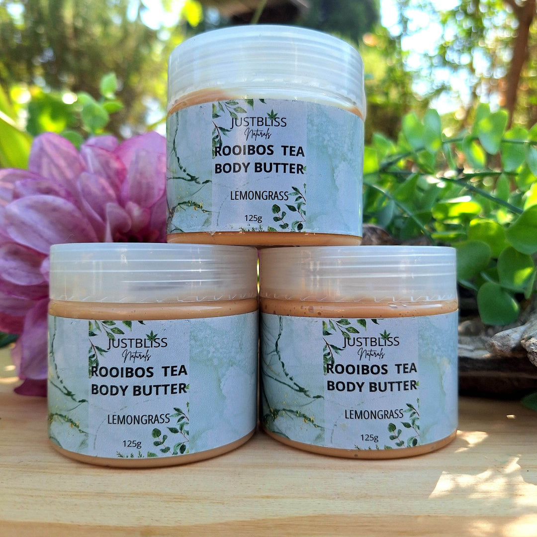 Rooibos Tea Body Butter – Deep Hydration & Antioxidant Care (Various Scents) - JUSTBLiSS Naturals