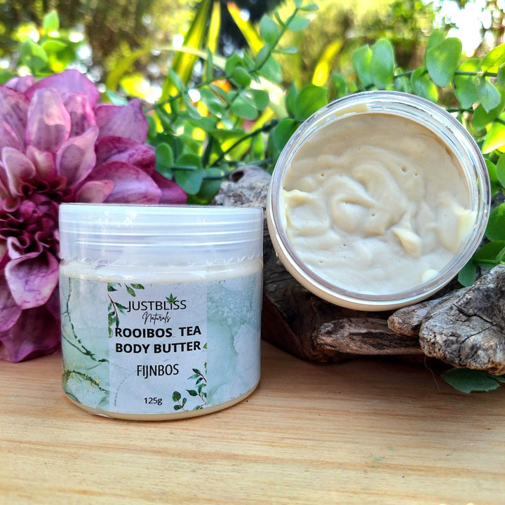 Rooibos Tea Body Butter – Deep Hydration & Antioxidant Care (Various Scents) - JUSTBLiSS Naturals