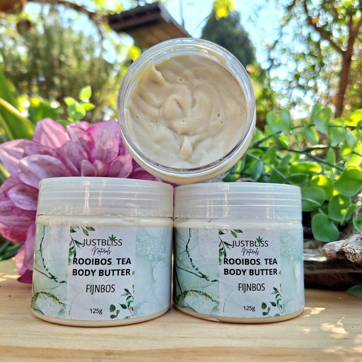 Rooibos Tea Body Butter – Deep Hydration & Antioxidant Care (Various Scents) - JUSTBLiSS Naturals
