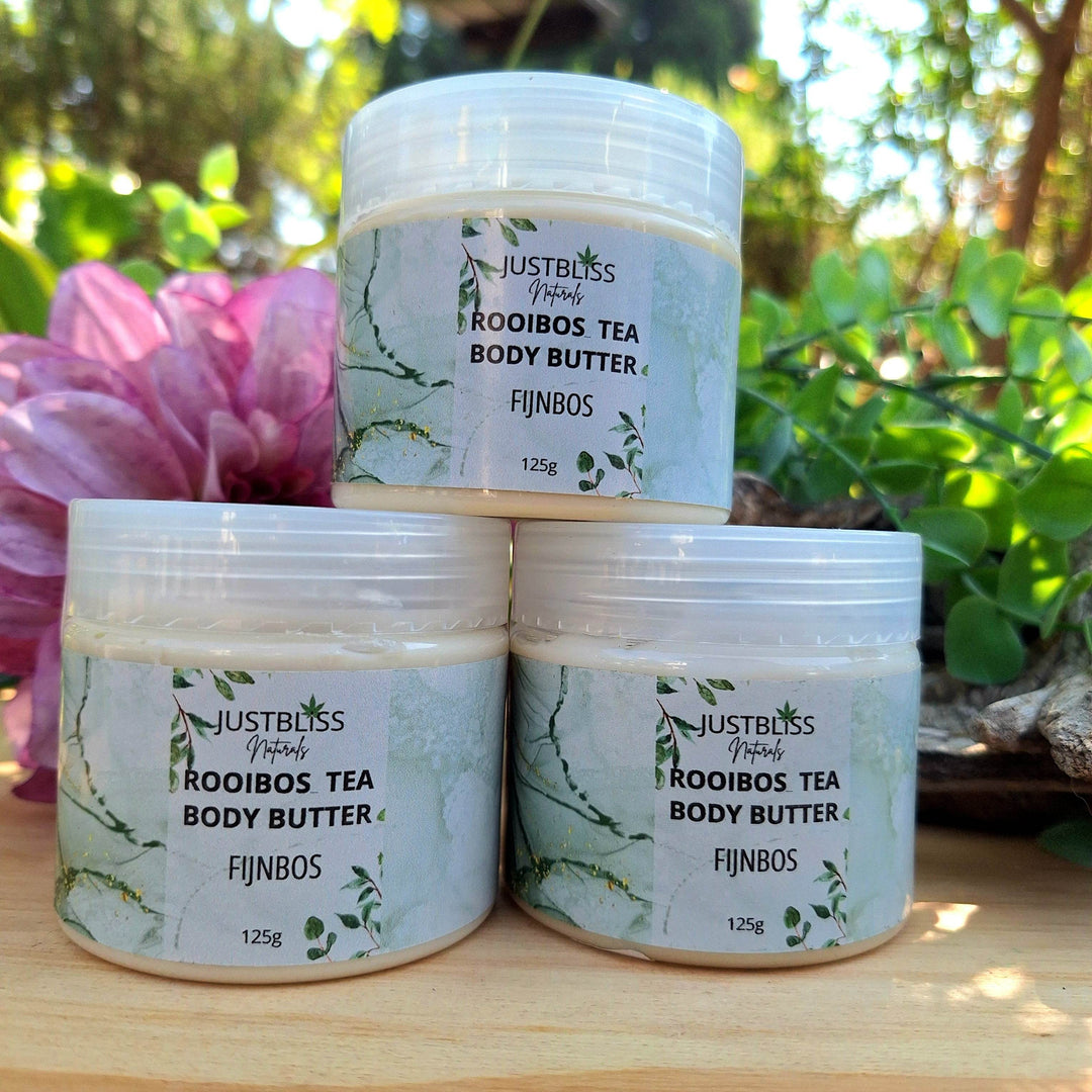 Rooibos Tea Body Butter – Deep Hydration & Antioxidant Care (Various Scents) - JUSTBLiSS Naturals