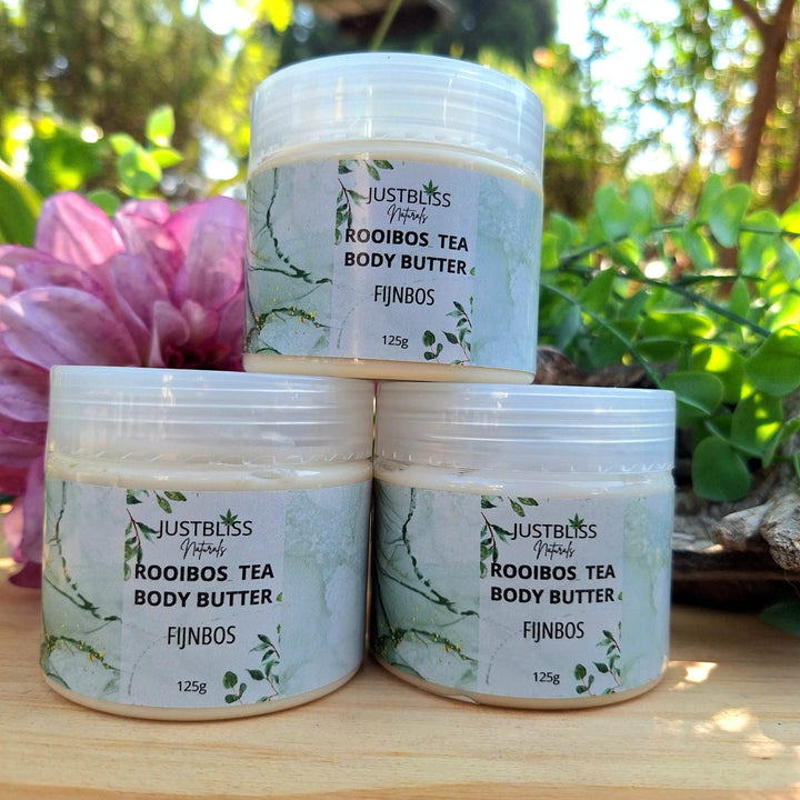 Rooibos Tea Body Butter – Deep Hydration & Antioxidant Care (Various Scents) - JUSTBLiSS Naturals