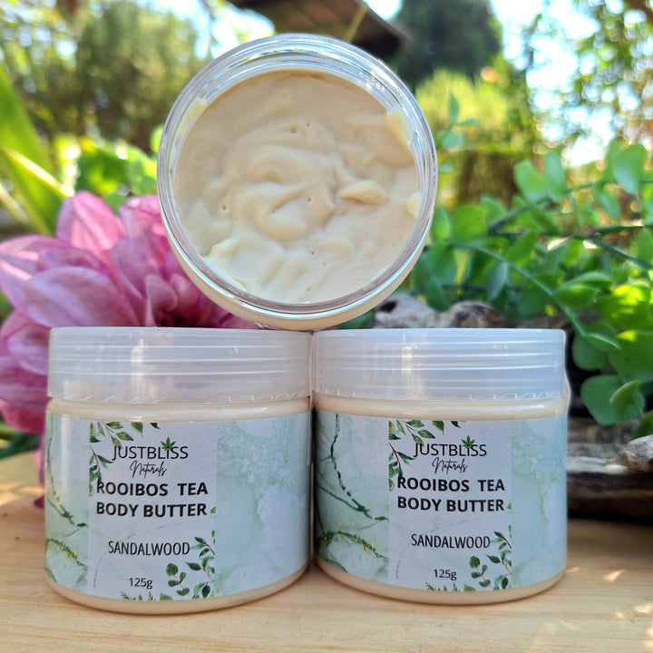 Rooibos Tea Body Butter – Deep Hydration & Antioxidant Care (Various Scents) - JUSTBLiSS Naturals