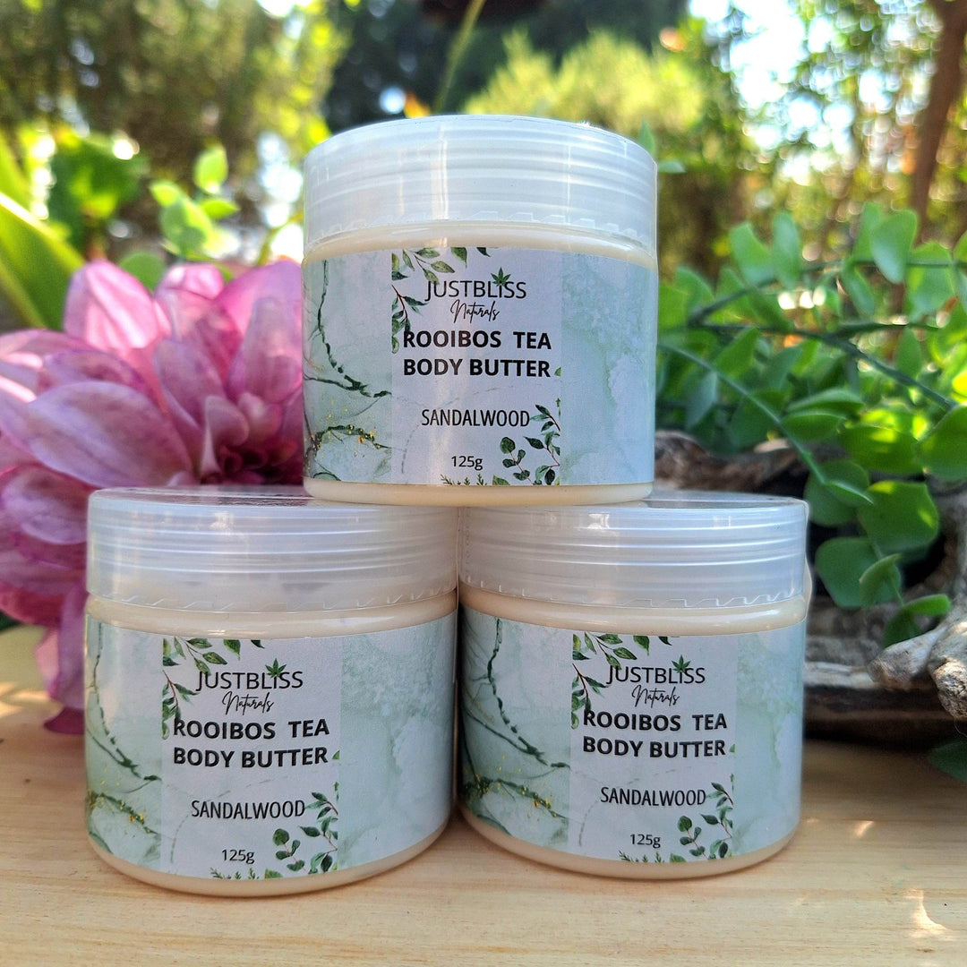 Rooibos Tea Body Butter – Deep Hydration & Antioxidant Care (Various Scents) - JUSTBLiSS Naturals