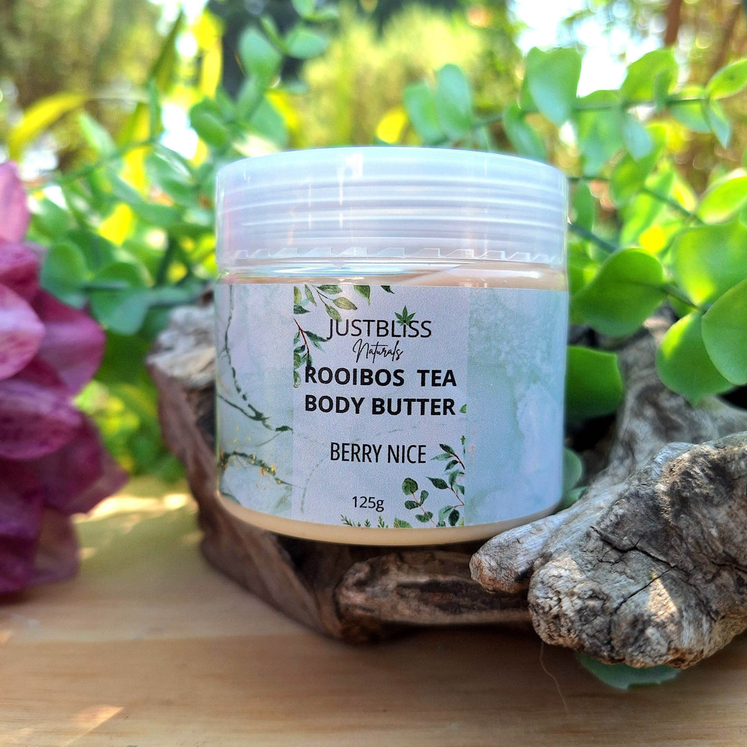 Rooibos Tea Body Butter – Deep Hydration & Antioxidant Care (Various Scents) - JUSTBLiSS Naturals