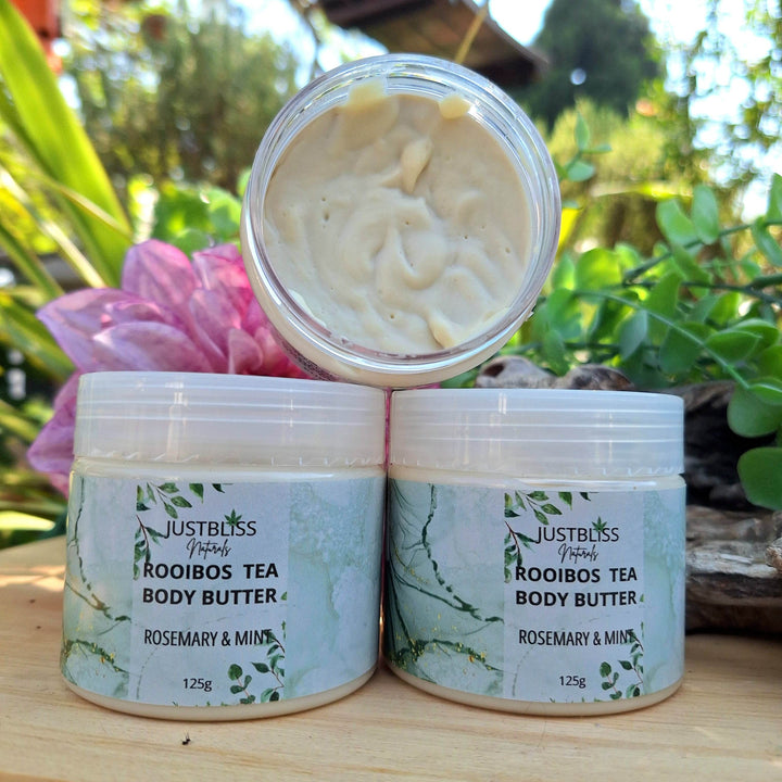 Rooibos Tea Body Butter – Deep Hydration & Antioxidant Care (Various Scents) - JUSTBLiSS Naturals