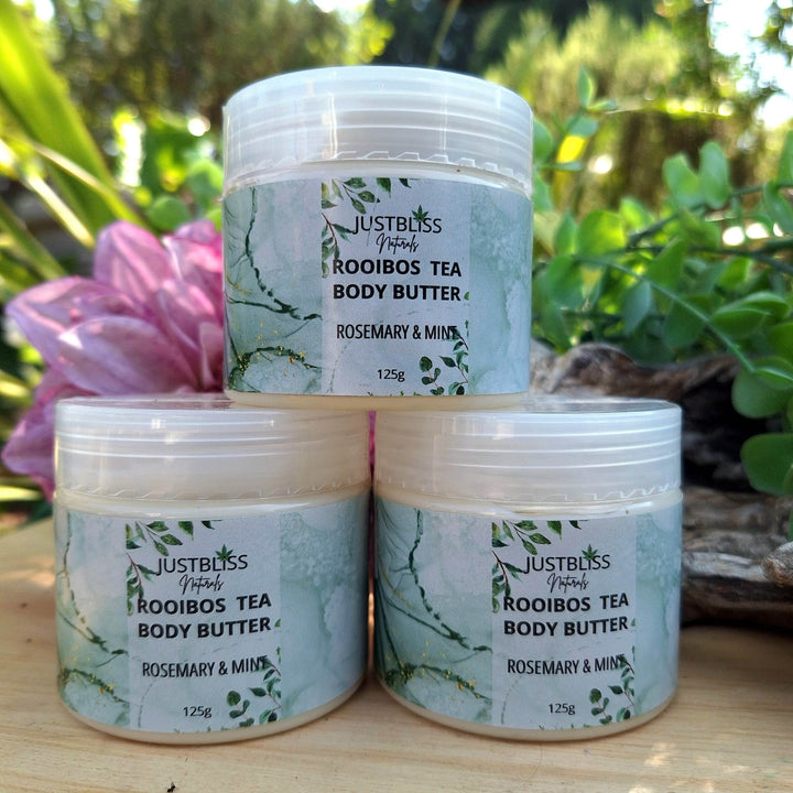 Rooibos Tea Body Butter – Deep Hydration & Antioxidant Care (Various Scents) - JUSTBLiSS Naturals