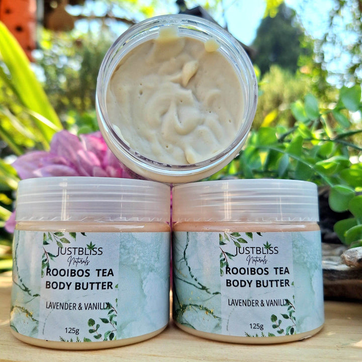 Rooibos Tea Body Butter – Deep Hydration & Antioxidant Care (Various Scents) - JUSTBLiSS Naturals