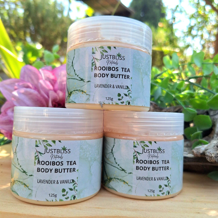 Rooibos Tea Body Butter – Deep Hydration & Antioxidant Care (Various Scents) - JUSTBLiSS Naturals
