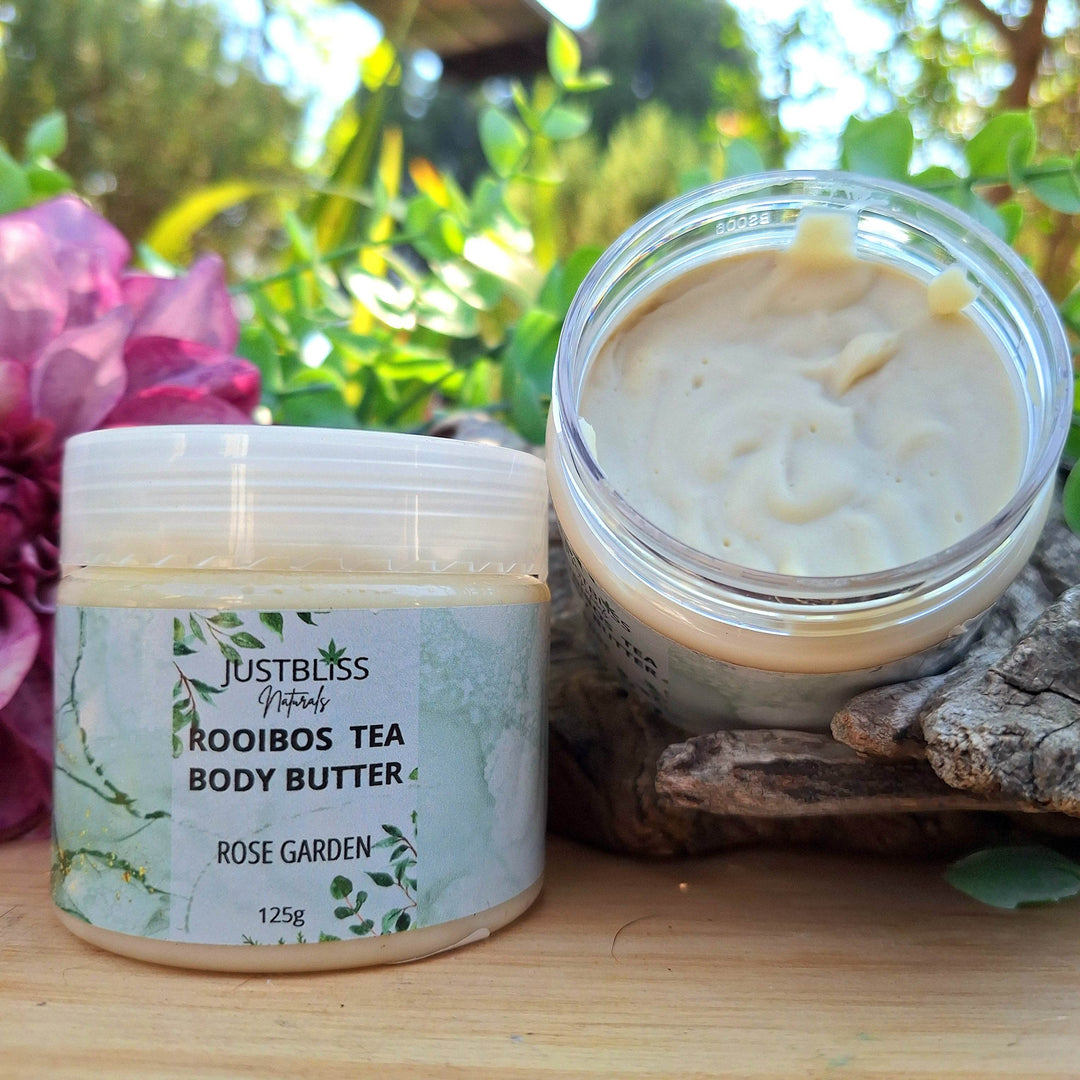 Rooibos Tea Body Butter – Deep Hydration & Antioxidant Care (Various Scents) - JUSTBLiSS Naturals