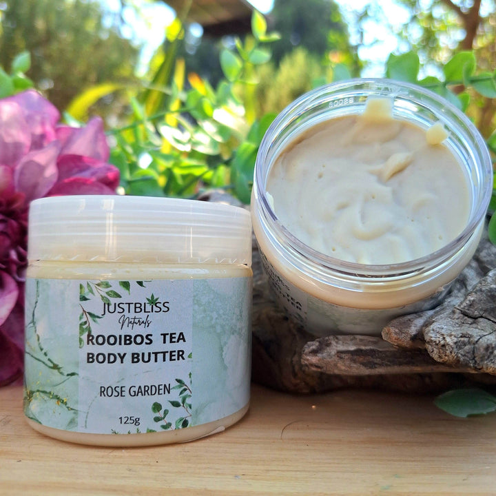 Rooibos Tea Body Butter – Deep Hydration & Antioxidant Care (Various Scents) - JUSTBLiSS Naturals