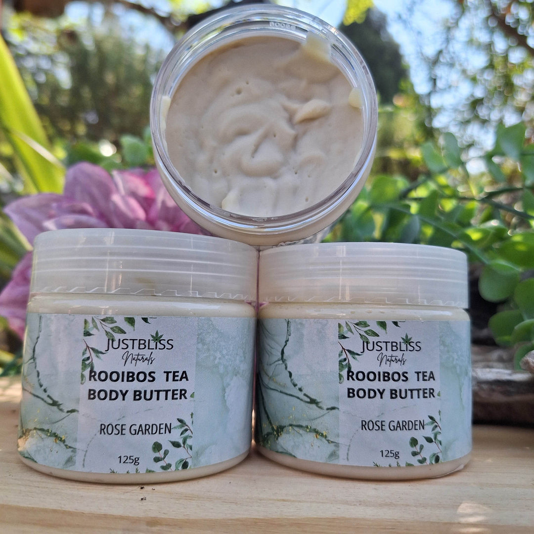 Rooibos Tea Body Butter – Deep Hydration & Antioxidant Care (Various Scents) - JUSTBLiSS Naturals