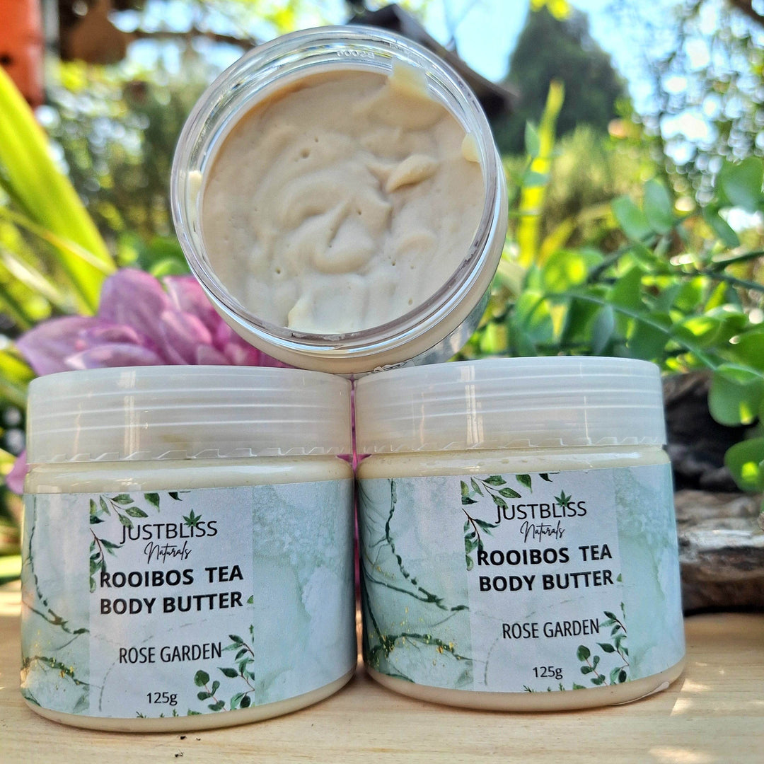 Rooibos Tea Body Butter – Deep Hydration & Antioxidant Care (Various Scents) - JUSTBLiSS Naturals