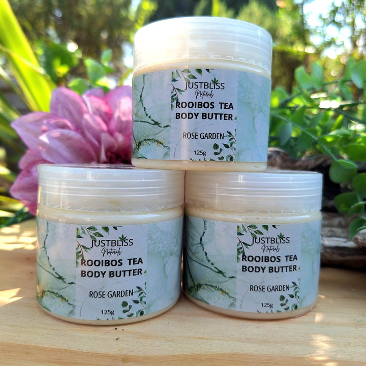 Rooibos Tea Body Butter – Deep Hydration & Antioxidant Care (Various Scents) - JUSTBLiSS Naturals
