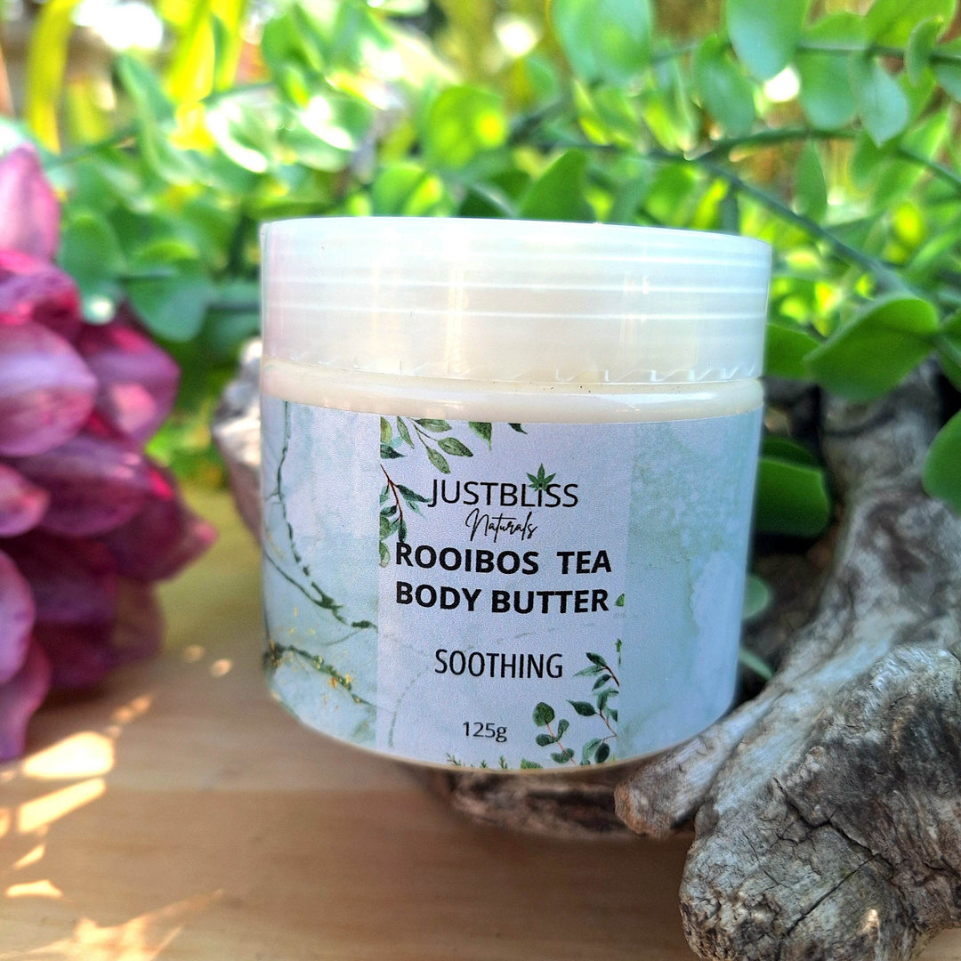 Rooibos Tea Body Butter – Deep Hydration & Antioxidant Care (Various Scents) - JUSTBLiSS Naturals