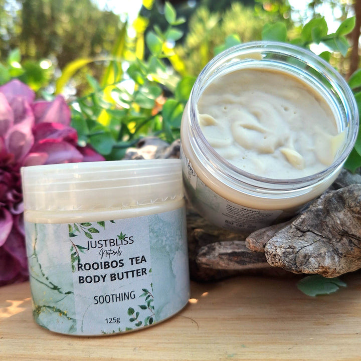 Rooibos Tea Body Butter – Deep Hydration & Antioxidant Care (Various Scents) - JUSTBLiSS Naturals