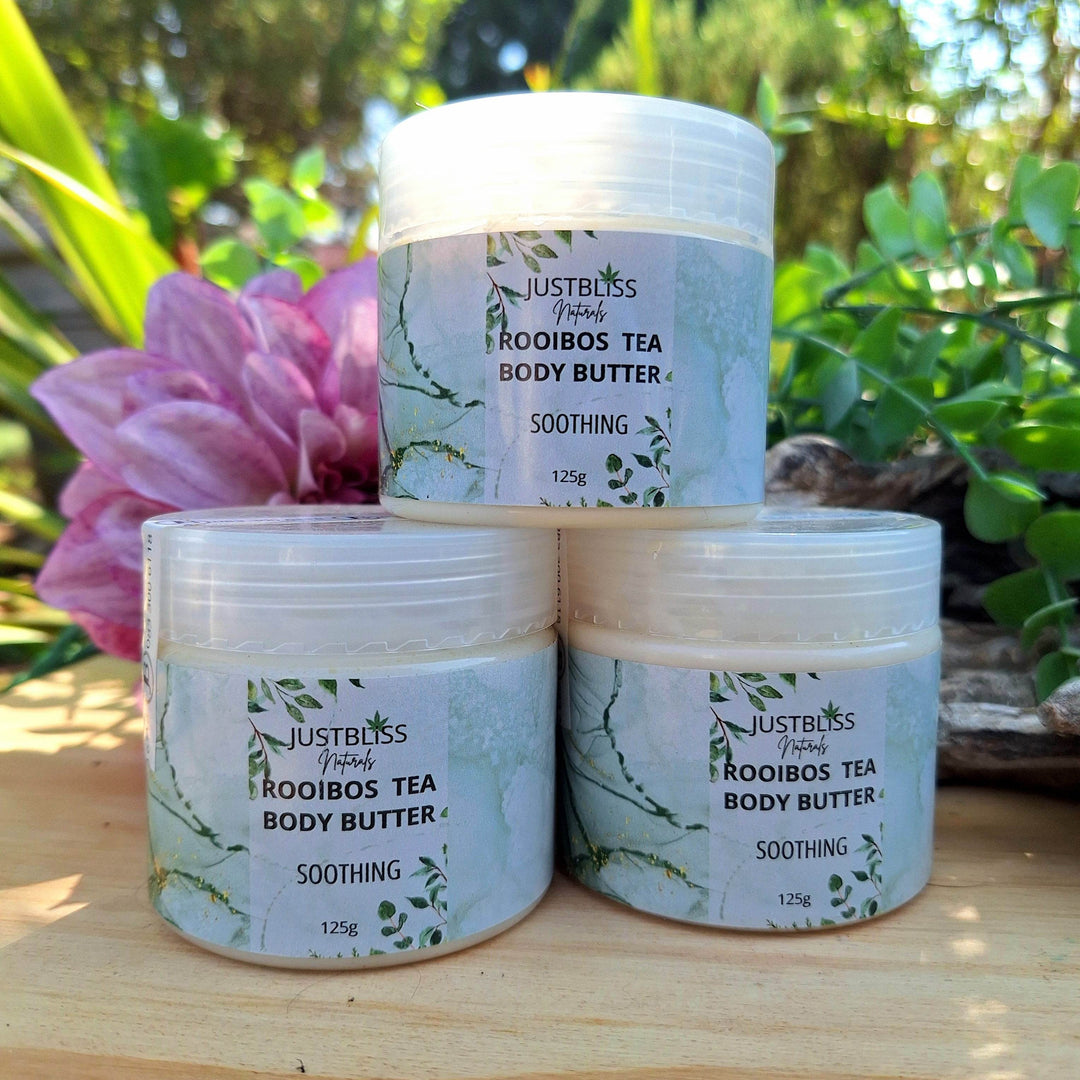 Rooibos Tea Body Butter – Deep Hydration & Antioxidant Care (Various Scents) - JUSTBLiSS Naturals