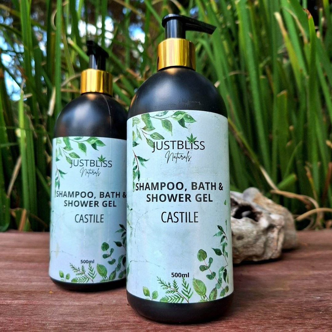 3-in-1 Shampoo, Bath &amp; Shower Gel – Plant-Based, Nourishing Cleanser - JUSTBLiSS Naturals