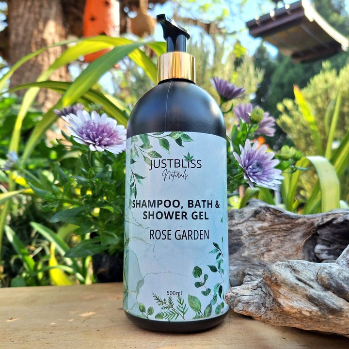 3-in-1 Shampoo, Bath &amp; Shower Gel – Plant-Based, Nourishing Cleanser - JUSTBLiSS Naturals