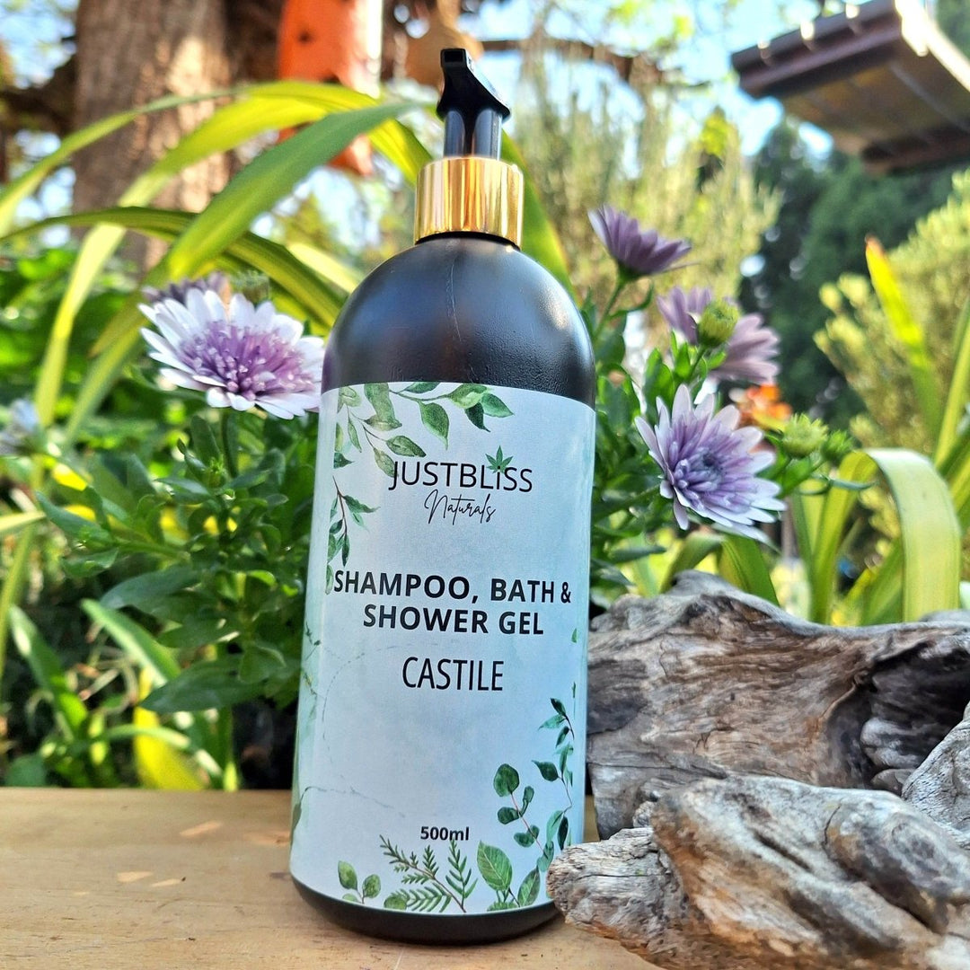 3-in-1 Shampoo, Bath &amp; Shower Gel – Plant-Based, Nourishing Cleanser - JUSTBLiSS Naturals