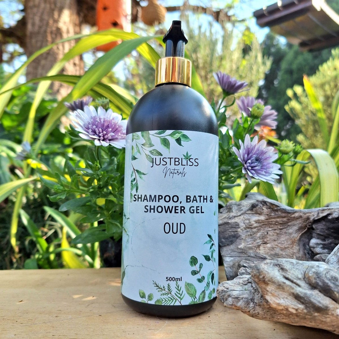 3-in-1 Shampoo, Bath &amp; Shower Gel – Plant-Based, Nourishing Cleanser - JUSTBLiSS Naturals