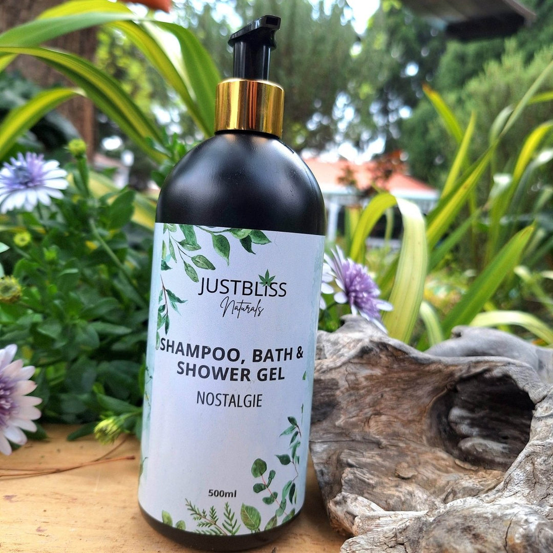 3-in-1 Shampoo, Bath &amp; Shower Gel – Plant-Based, Nourishing Cleanser - JUSTBLiSS Naturals