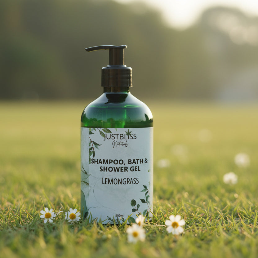 3-in-1 Shampoo, Bath &amp; Shower Gel – Plant-Based, Nourishing Cleanser