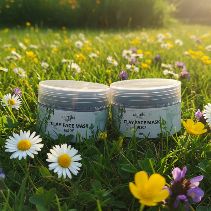 Activated Charcoal Clay Face Mask – Deep Detox for Oily &amp; Acne-Prone Skin - JUSTBLiSS Naturals