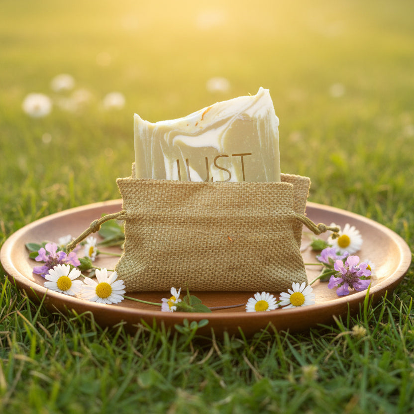 All Natural Hemp Soap Saver Bag – Exfoliating, Zero Waste Essential - JUSTBLiSS Naturals