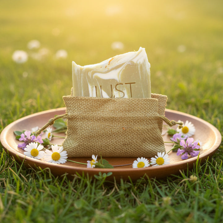 All Natural Hemp Soap Saver Bag – Exfoliating, Zero Waste Essential - JUSTBLiSS Naturals