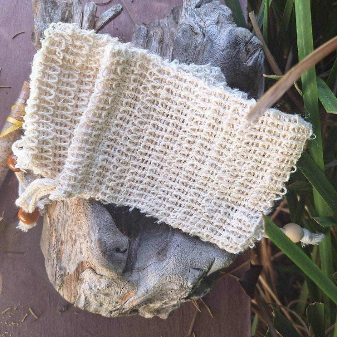 All Natural Loofah Soap Saver Bag – Eco-Friendly Sisal Exfoliator - JUSTBLiSS Naturals