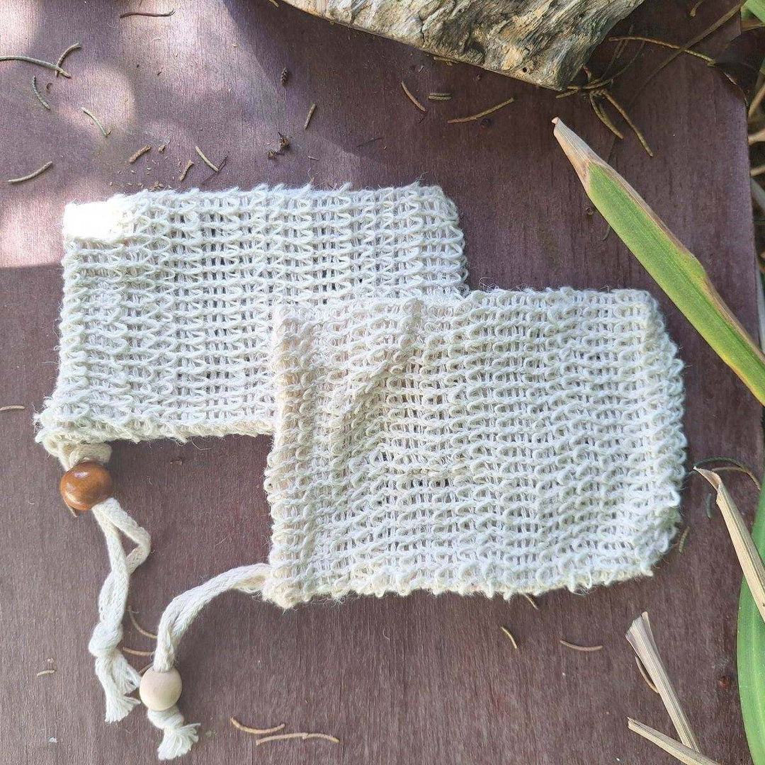 All Natural Loofah Soap Saver Bag – Eco-Friendly Sisal Exfoliator - JUSTBLiSS Naturals