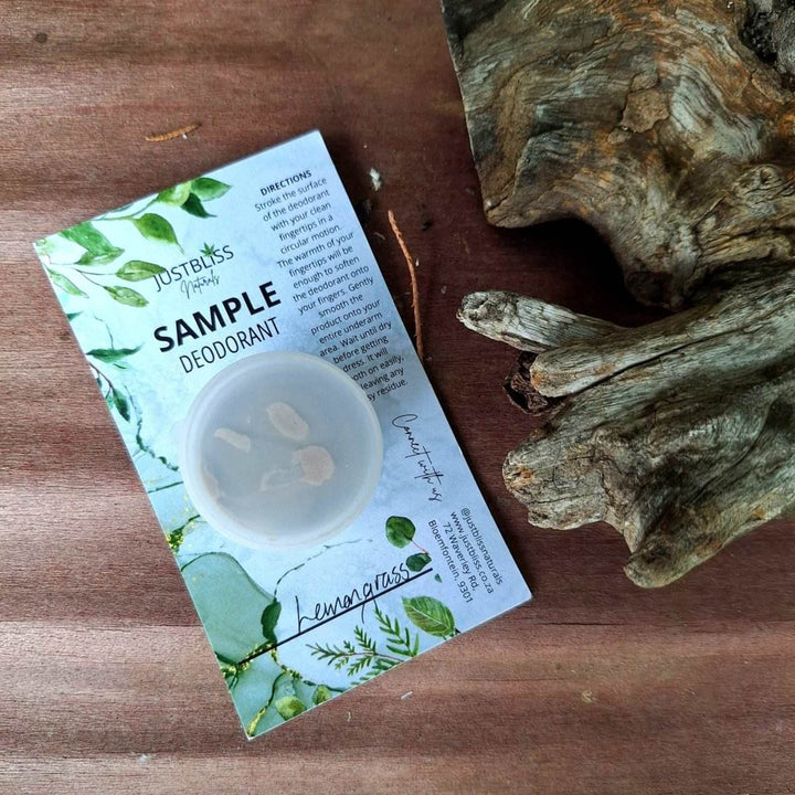 Aluminium Free Deodorant Sample – Zero Waste, Sensitive Skin Freshness - JUSTBLiSS Naturals