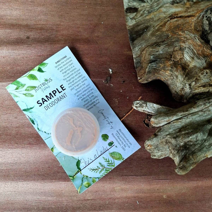 Aluminium Free Deodorant Sample – Zero Waste, Sensitive Skin Freshness - JUSTBLiSS Naturals