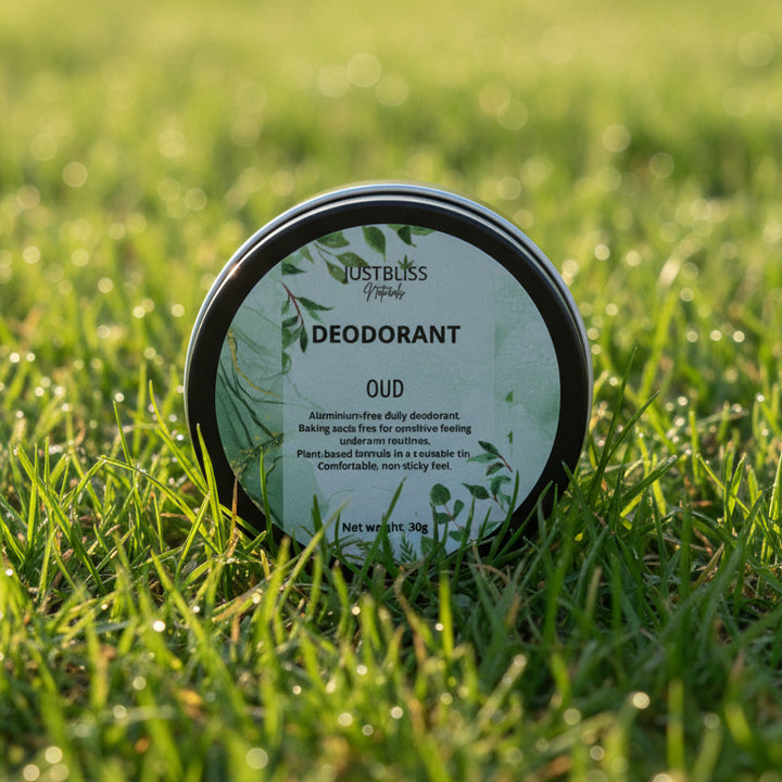 Aluminium-Free Natural Deodorant – Plant-Based Daily Freshness - Travel Size 30g - JUSTBLiSS Naturals