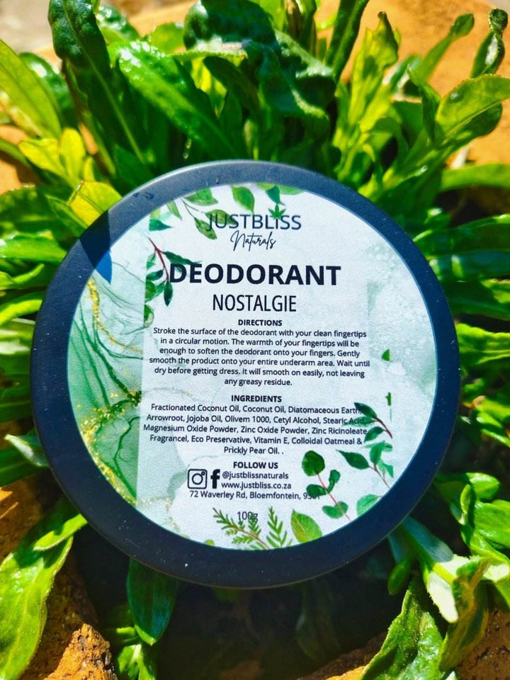 Aluminium-Free Natural Deodorant – Plant-Based Freshness for Sensitive Skin - JUSTBLiSS Naturals