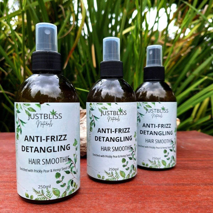 Anti-Frizz Detangling Hair Smoothie – Lightweight Plant-Based Care - JUSTBLiSS Naturals