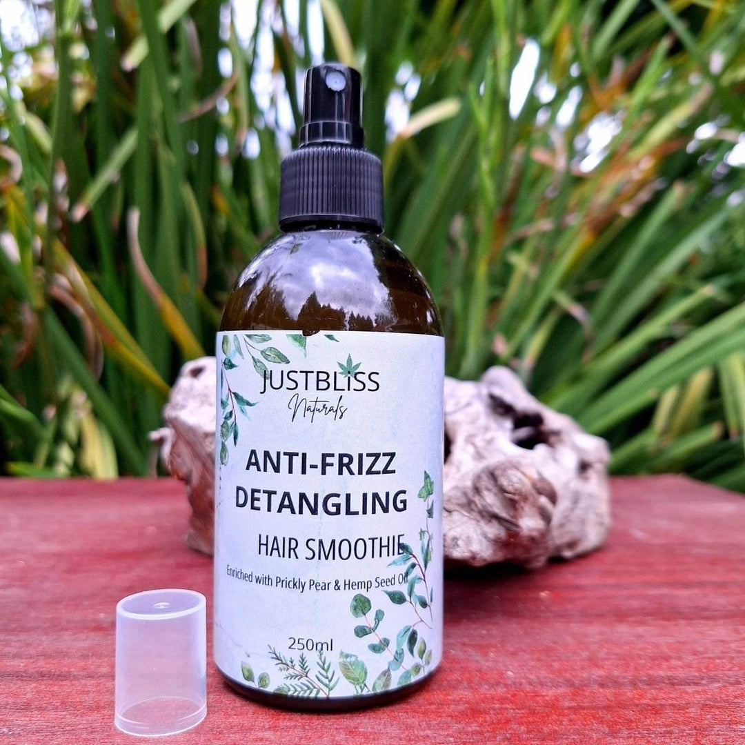 Anti-Frizz Detangling Hair Smoothie – Lightweight Plant-Based Care - JUSTBLiSS Naturals