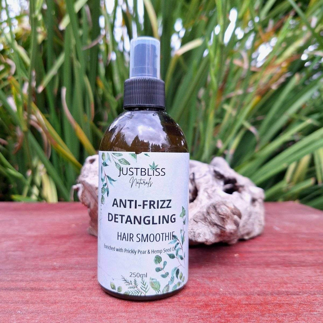 Anti-Frizz Detangling Hair Smoothie – Lightweight Plant-Based Care - JUSTBLiSS Naturals