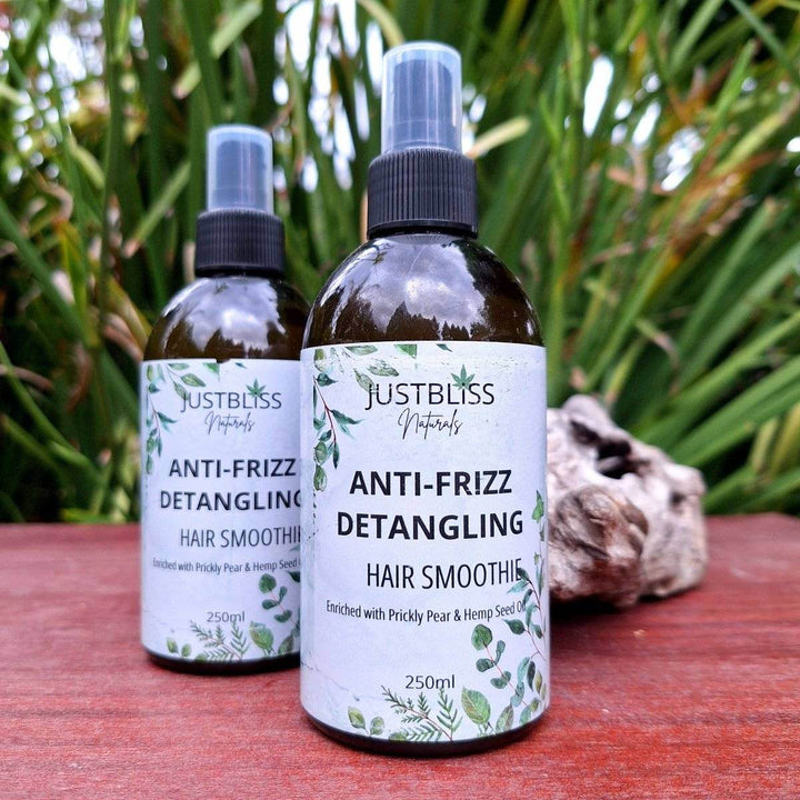 Anti-Frizz Detangling Hair Smoothie – Lightweight Plant-Based Care - JUSTBLiSS Naturals