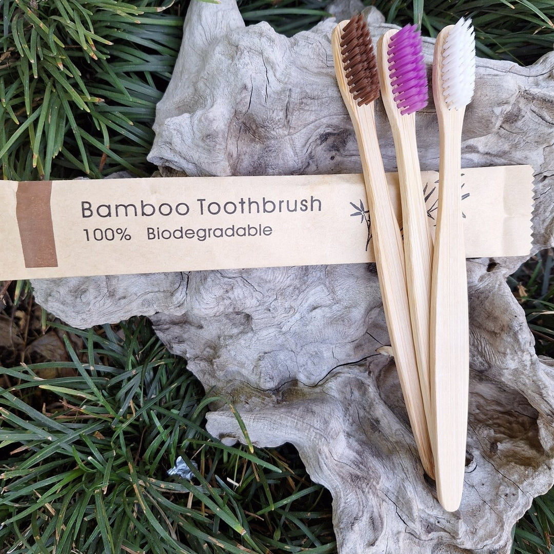 Bamboo Toothbrush – 100% Biodegradable Eco-Friendly Oral Care - JUSTBLiSS Naturals